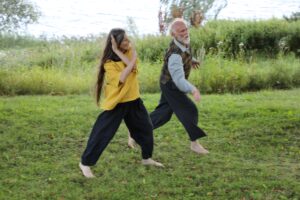 Julyen Hamilton and Linda Forsman dances